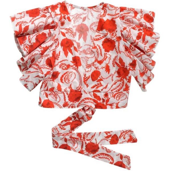 Rose crop top