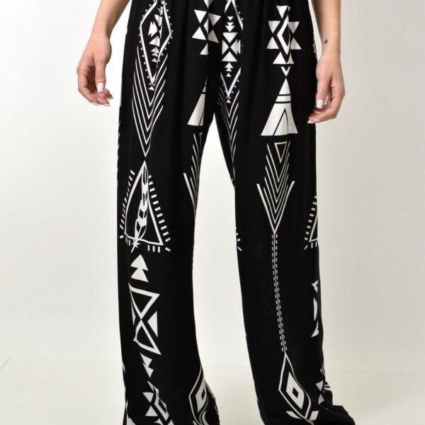 Black and white pants